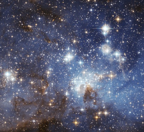Bok_globules_+_molecular-clouds_in_LH95-stellar-nursery-in-LMC_HST-19Dec2006_NASA,ESA_HHT(STScI,AURA)+HubbleCollaboration_set-02_495w