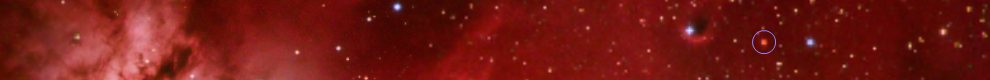 Dim-Giant-Star_in_Flame+Horse Head nebulae in Orion_visual-red_Don J McCrady_990w