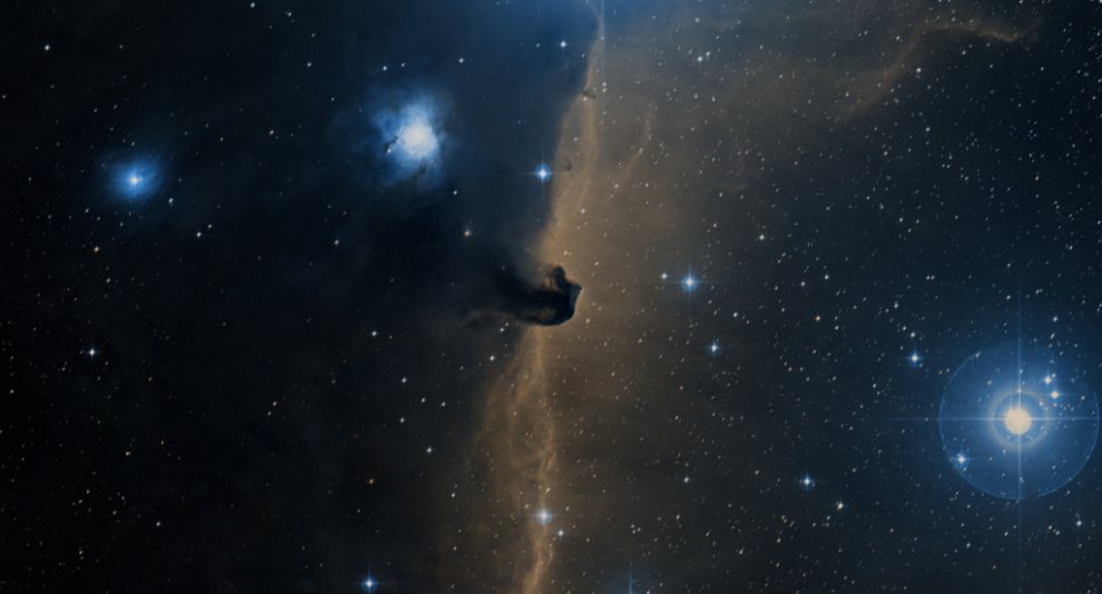 IC434 - Horsehead Nebula in Orion_real-colour