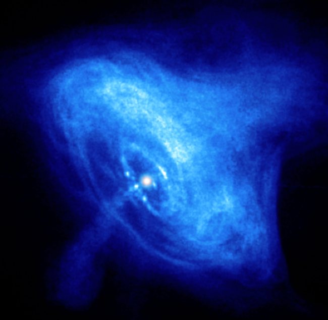 M1 - Crab Nebula_s12a_Neutron star syncrotron radiation - Supernova remnant in Taurus HST NASA ESA J. Hester et al_2_650w-634h