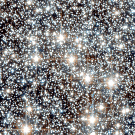 M53_Globular-Cluster_outer-Halo_with-many-blue-stragglers_06_Central-(dimmed)_MW-galaxy_HST_WFC+ACS_vis+infra-red_NASA+ESA