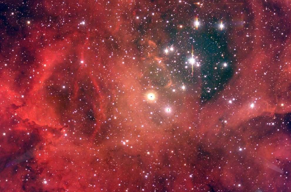 NGC2244_Caldwell-50_Open Cluster_in Rosetta-nebula-in-Monoceros_close-view-of-cluster_HST_cfht