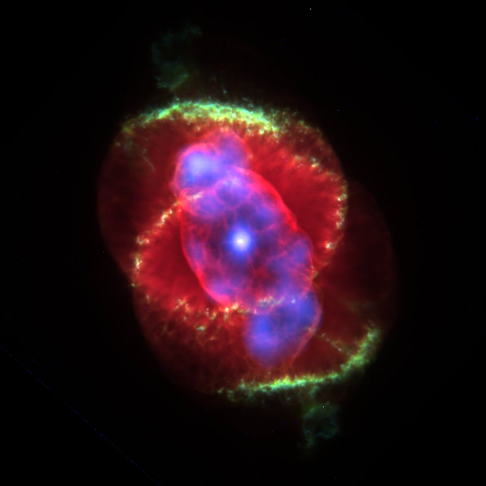 NGC6543 Cat's Eye (planertry) Nebula in Draco_10_b_chandra_xray&optical_990w