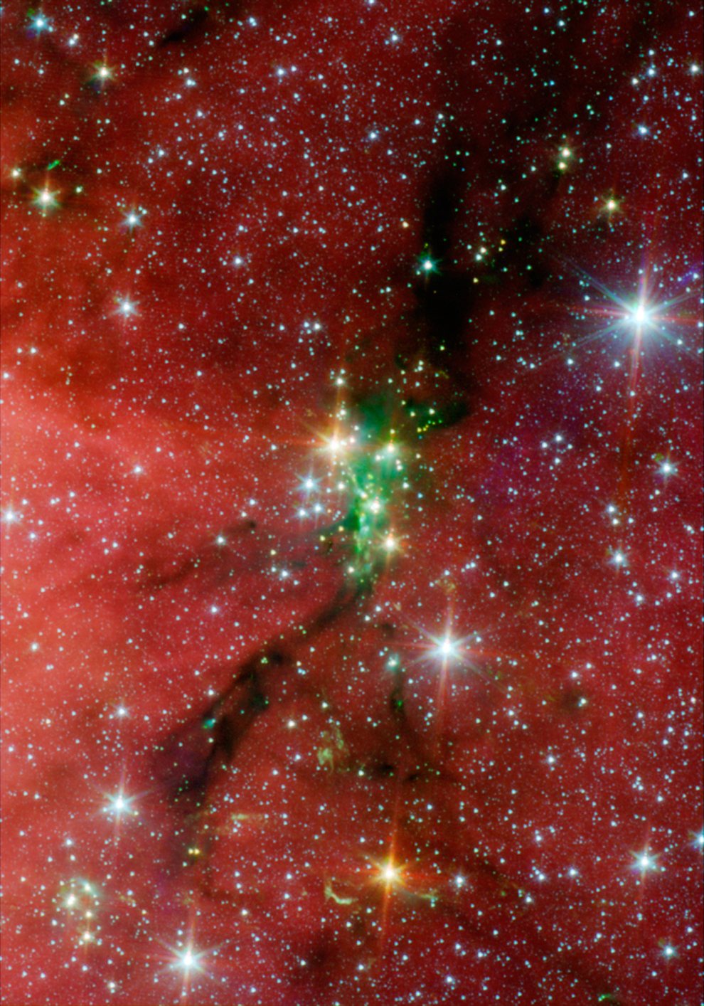 Serpens_south_infra red Spitzer ST_990w