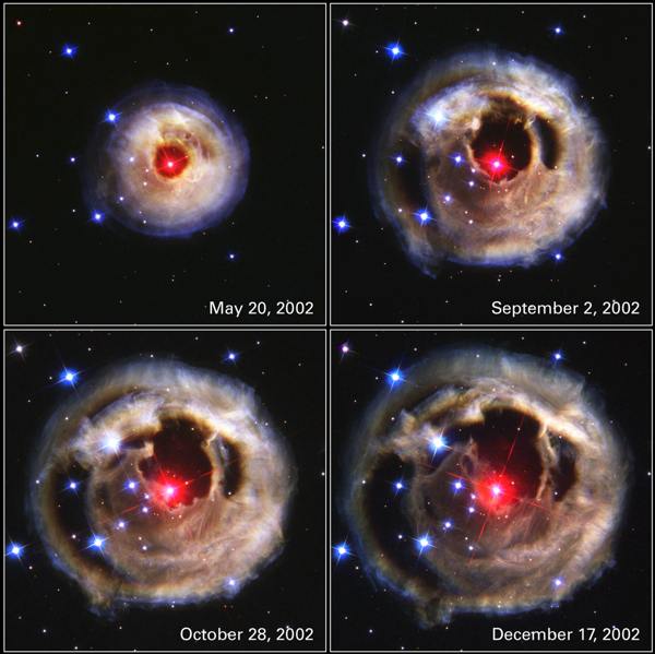 V838 Mon an unusual outburst of an aging star_HST NASA, ESA and H.E. Bond (STScI) 2002