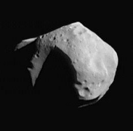 asteroids_45_253-Mathilde_50km(31 mi)dia_primitive-Cb-type_Imaged@2,400km_NEAR-Shoemaker(on-fly-by-to433-Eros)27Jun1997_NASA_253_mathilde_260w_256h