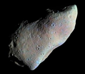 asteroids_46_951-Gaspra_S-type_Galileo(on-Jupiter-fly-by)29Oct1991,colour-exaggerated_NASA_951_Gaspra_292w_256h