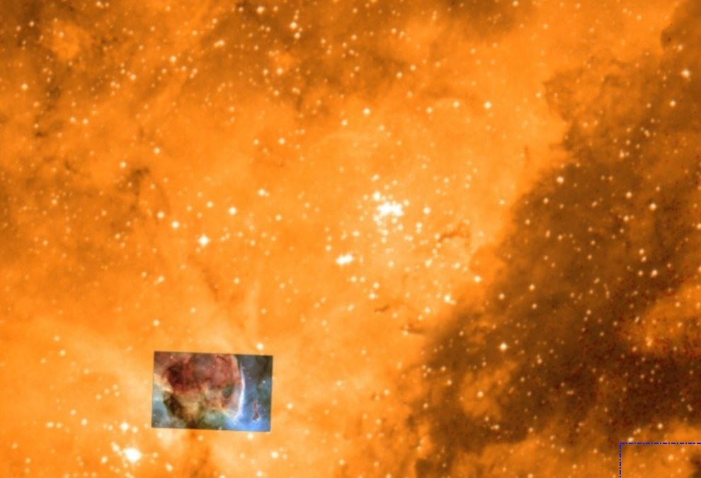 Into the Great Nebula of Carinae (Infra-red) VLT