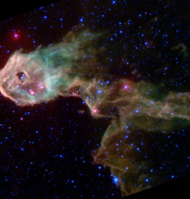 nebula_Dark Globule in IC 1369 - Elephant's trunk Nebula_NASA_JPL-Caltech, W. Reach (SSC-Caltech)_02