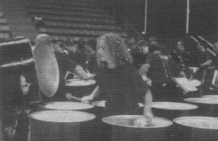 NIU Curly-locks intent on her 8 bass