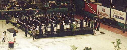 Exodus playing their calypso Steelband Times