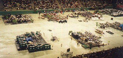 Steelbands in the Jean Pierre Complex -Trinidad