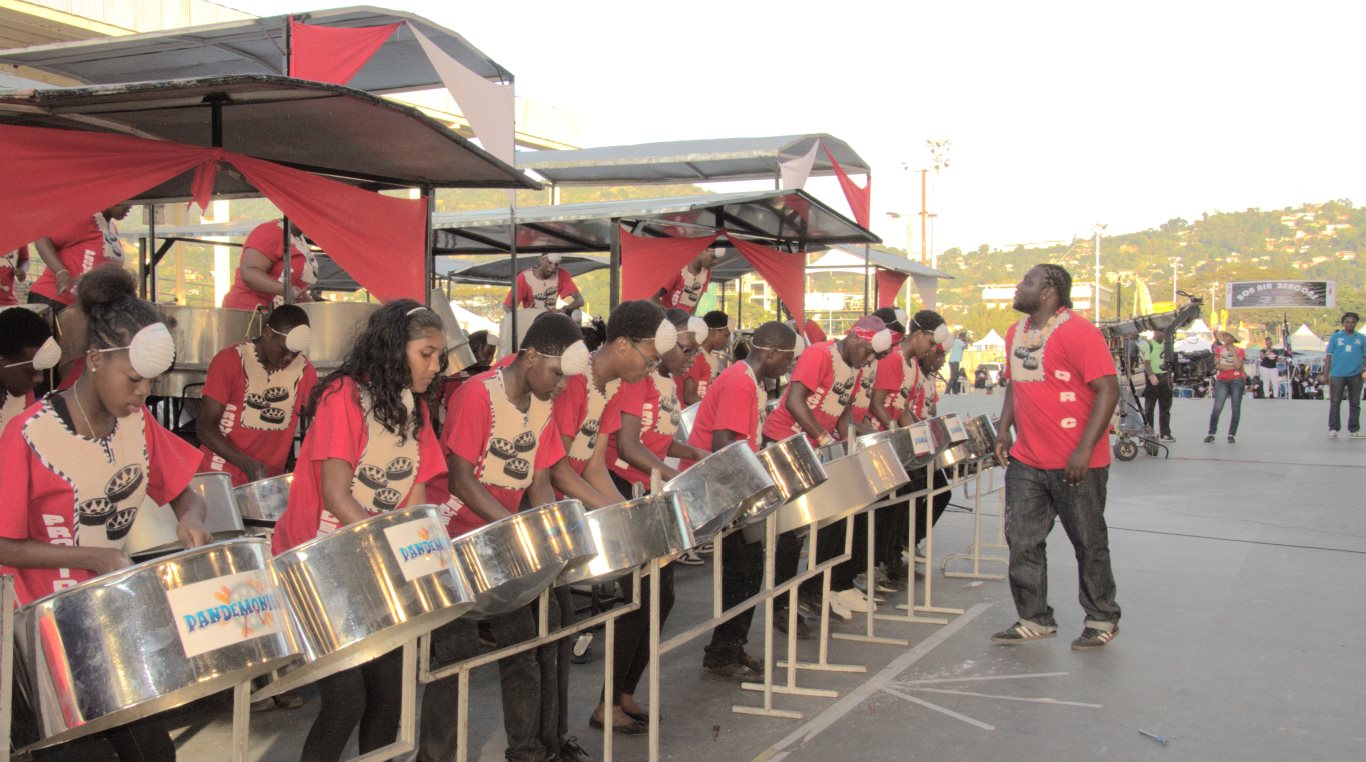 Providence + QRC Steel Orchestra. 20150208 by John Schmidt