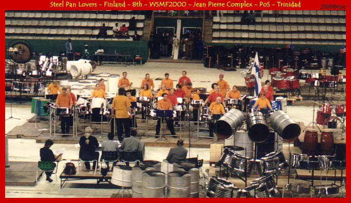 Steel Pan Lovers - Finland - WSMF2000 - 8th - The favourite of the croud