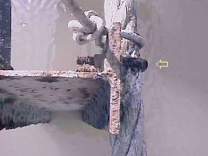 I Beam and Rusty U Bolt